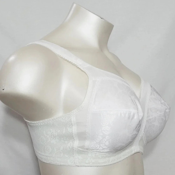 44C Playtex 4693 18 Hour Comfort Strap Bra White NWOT - Picture 2 of 3